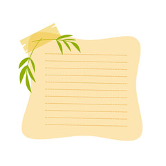 blank note paper