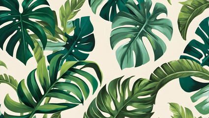 Tropical Leaves Pattern