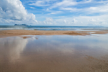 clouds over the sea
