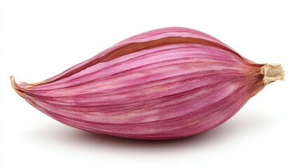 Fresh Red Onion Isolated on White Background for Culinary Use