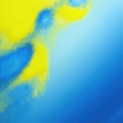 Abstract blue yellow gradient geometric shapes background, hexagon, abstract, tech