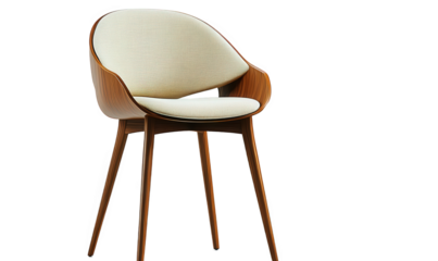 A wooden chair wrapped in textiles