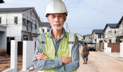 construction worker in warehouse
