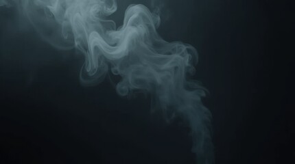 Smoky Dark Swirling Mist Abstract Background