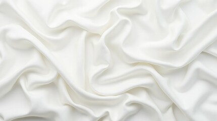 Fototapeta premium Luxurious Pearl White Satin Fabric Background