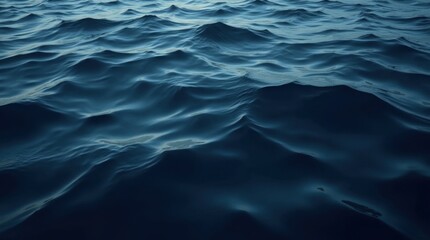 Obraz premium Deep Navy Ocean Texture: Abstract Water Surface Background