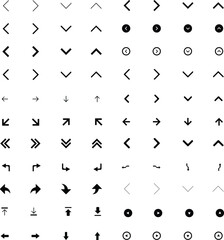 Arrow Icon Set | Direction, Navigation, Cursor & Pointer Icons