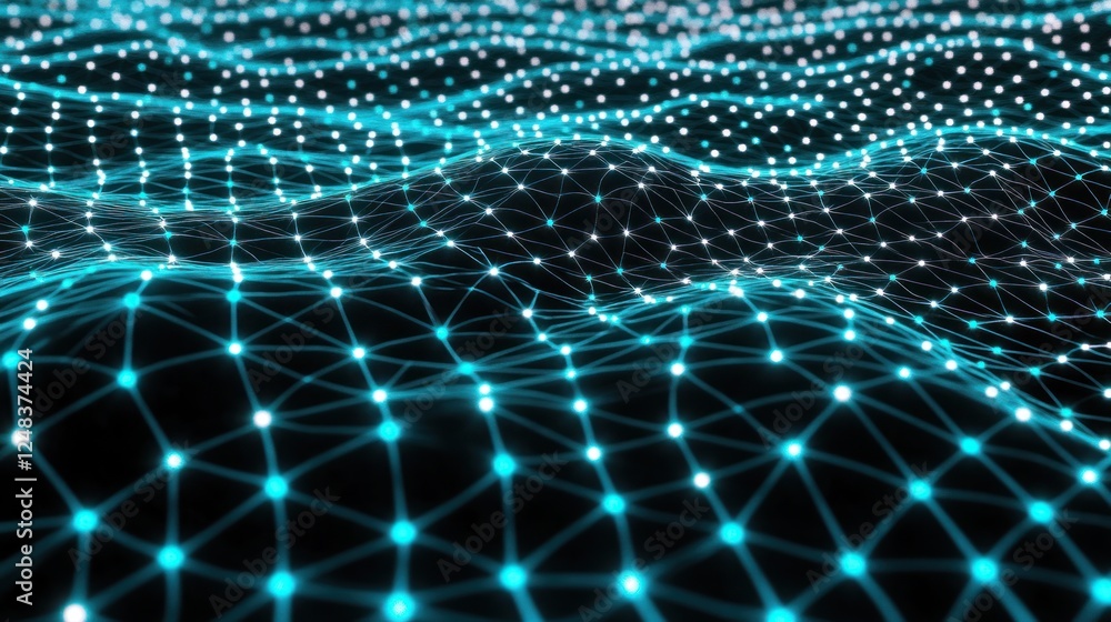 Poster Abstract Network Data Visualization Showing Interconnections