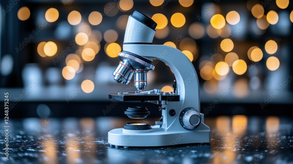 Poster microscope in a laboratory setting: exploring the microscopic world