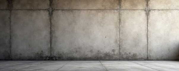 Textured concrete wall panorama, urban grunge background, vintage, wallpaper