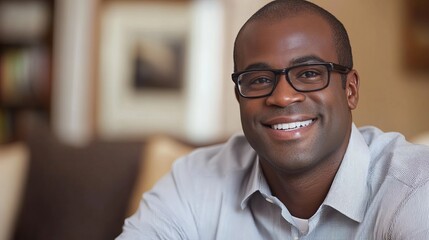 Obraz premium Confident African American Man Engaged in Creative Website Design and Layout Optimization