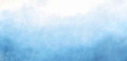 A peaceful blue sky with gentle watercolor clouds
