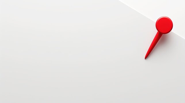 White paper and red decoration