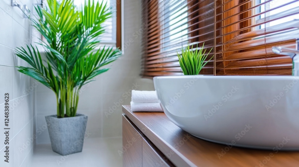 Poster automated bathroom with smart features and modern aesthetic design a contemporary and technologicall