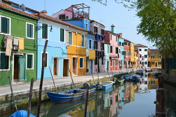 Obraz premium burano island venice italy