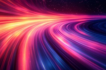 Obraz premium Abstract background with curved lines and blurred colors, high-speed photography in futuristic style, 2K resolution.