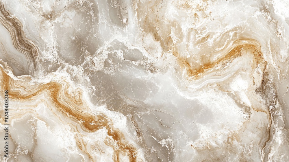 Poster soft neutral abstract marble with fluid swirls, perfect for an elegant background that adds depth an