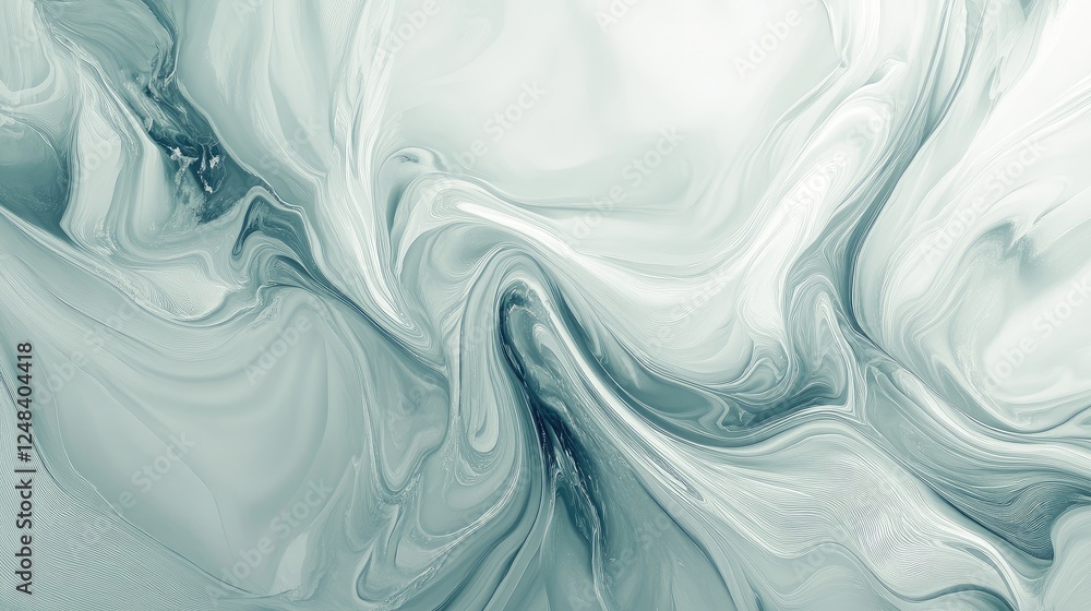 Poster subtle abstract marble texture with swirling fluid patterns in soft neutral colors, perfect for addi