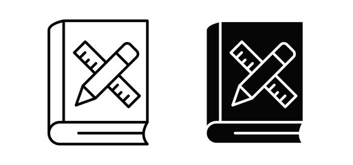 Brand guidelines icons pack vectors in black flat and strokes