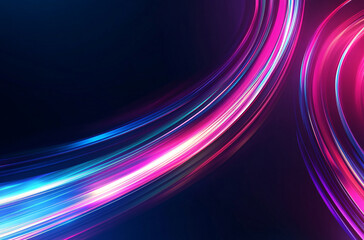 abstract background with lines，Abstract high speed motion light trails with sparkling starlight