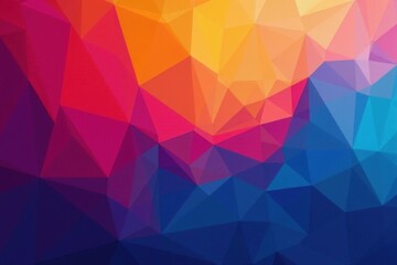 Fototapeta premium Intersecting, multifaceted gradients creating sharp geometric forms , trendy, intense, modern