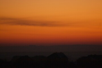 Fototapeta premium sunset in the mountains