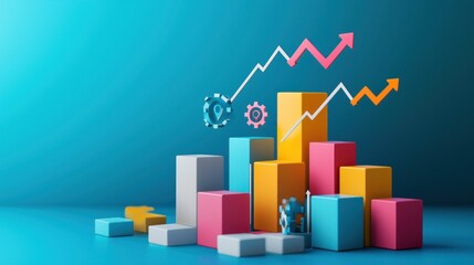 Upward Trend: Visualizing Growth and Success in Business