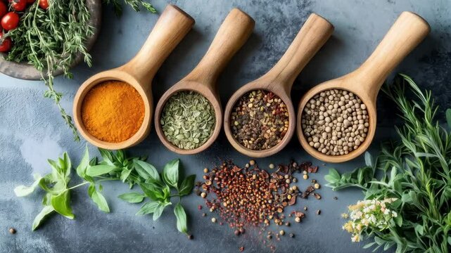 Aromatic Spices and Herbs Culinary Delights