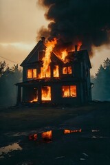 fire in the house