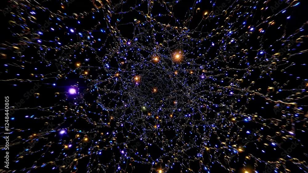 Poster dynamic energy molecular structure visualization.
