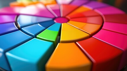 Vibrant Color Wheel: A Symphony of Hues