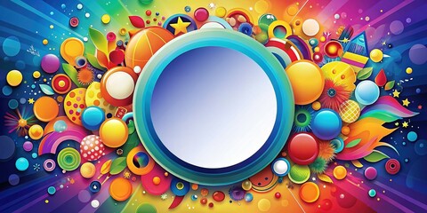 Obraz premium Abstract Circle Background for Business Flyers