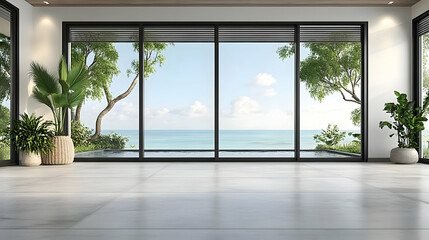 Fototapeta premium Oceanfront Living Room Tranquil View