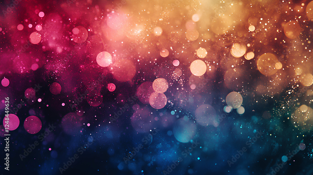 Poster abstract blurred grainy gradient background texture. colorful digital grain dust soft noise effect p