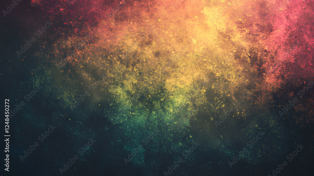 Poster abstract blurred grainy gradient background texture. colorful digital grain dust soft noise effect p