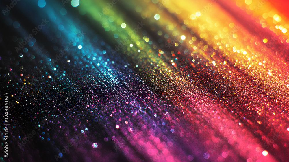 Poster abstract blurred grainy gradient background texture. colorful digital grain dust soft noise effect p