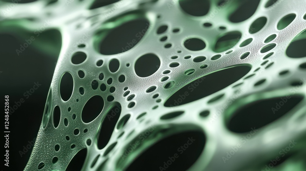 Poster Abstract Green Cellular Structure with Perforated Surface