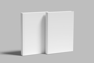 Cover Book blank mockup 3d with shadow