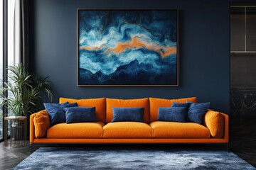 Contemporary style living room design for urban apartment comfort