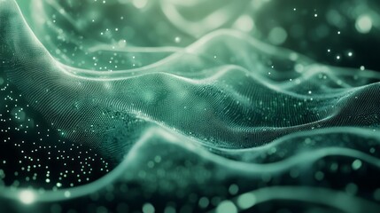 Abstract green graphic polygon texture with copy space for your design, advertise and banner concept