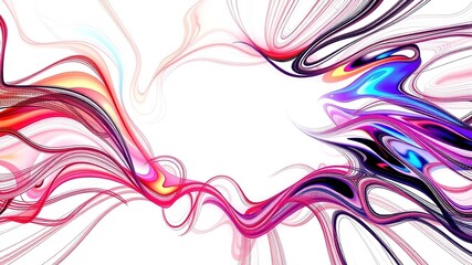 Harmonic Convergence: Abstract Art and Music Meld on Vintage Canvas