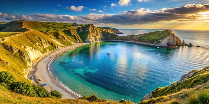 Jurassic Coast near West Lulworth
