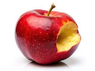 Red Apple Profile Bites In Vibrant Hues