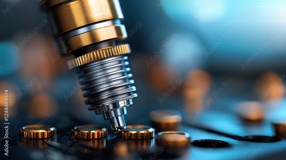 Poster dynamic high tech industrial infrastructure displaying advanced electrical power grid system futuris