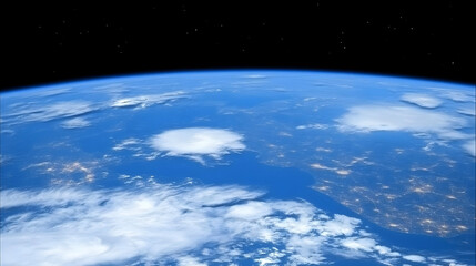 Earth, space, clouds, night, view, planet, atmosphere, background, imagery,  science