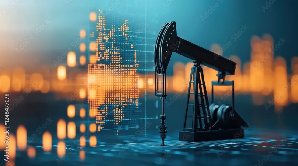 Poster digitally driven oil and energy market trading dynamics and economic transformation leveraging data 