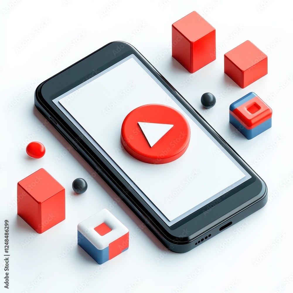 Aufkleber mobile app interaction digital space technology abstract design close-up view user engagement