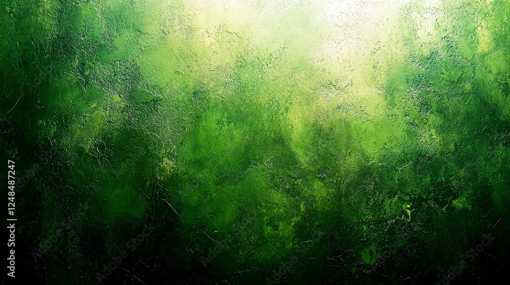 Poster abstract green nature texture: a serene and moody background for design projects