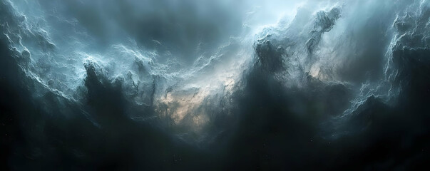 Obraz premium Dark Nebula Space Cloudscape