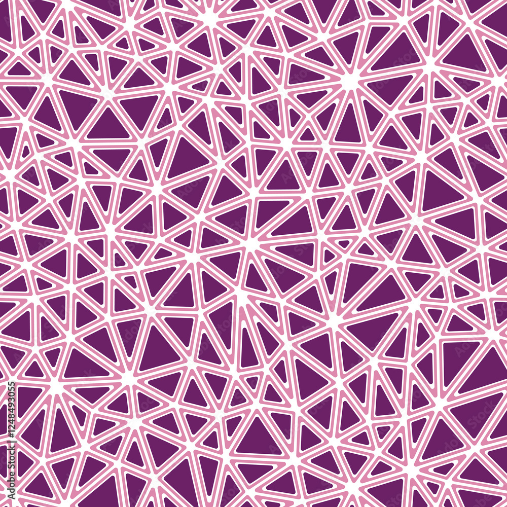 Poster geometric background. rounded solid shapes in frames. compact triangles size. single color tone styl